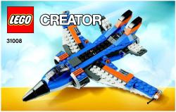 Lego Creator 31008 Jet supersonico