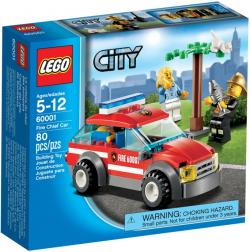 Lego City 60001 Auto del comandante dei pompieri