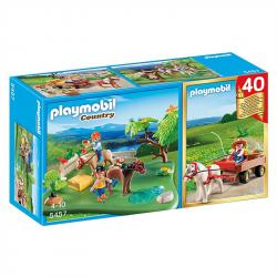 Playmobil 5457 Set Anniversario - Pony al Pascolo + Calesse