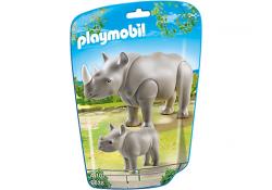 Playmobil 6638 Rinoceronte con cucciolo