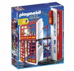 Playmobil 561 STAZIONE VIGILI DEL FUOCO CON ALLARME