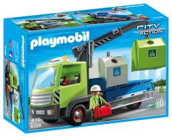 Playmobil 6109 Camion per la raccolta differenziata con gru