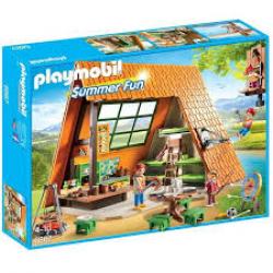 Playmobil 6887 Casa vacanze con area giochi e tavoli da pic-nic