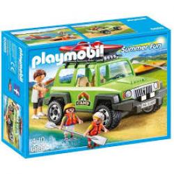 Playmobil Bimbi al campo estivo 6889 Escursione con jeep e canoa