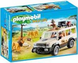 Playmobil 6798 Fuoristrada nella savana con  Leoni