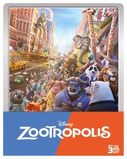 ZOOTROPOLIS  (Ltd Steelbook) (3D) (2 Blu-Ray+Blu-Ray 3D)