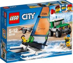 LEGO CIty 60149 Pick up 4x4 con catamarano