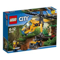 LEGO CITY 60158 Elicottero da carico della giungla