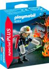 Playmobil 9093 Special Plus Pompiere con albero in fiamme