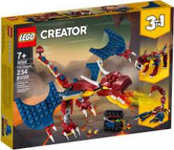 Lego Creator 31102 Drago del fuoco