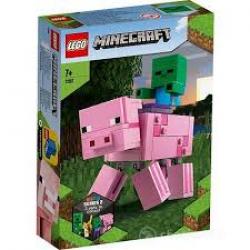 Lego Minecraft 21157 Maxi-figure Maiale e Baby Zombi