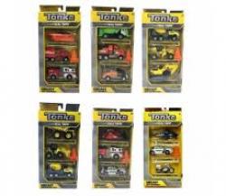 DIE CAST TONKA 3PACK 6 ASS