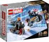 LEGO 76260 MOTOCICLETTE DI BLACK WIDOW E CAPTAIN AMERICA