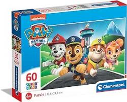 PUZZLE SUPER COLOR PAW PATROL 60 PZ