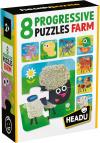 8 PROGRESSIVE PUZZLE THE FARM