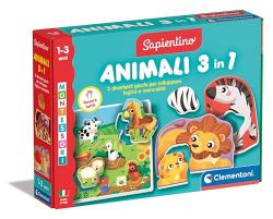 MONTESSORI BABY-GLI ANIMALI 3 IN 1