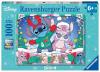 PZL XXL 100 PZ DISNEY STITCH CHRISTMAS 